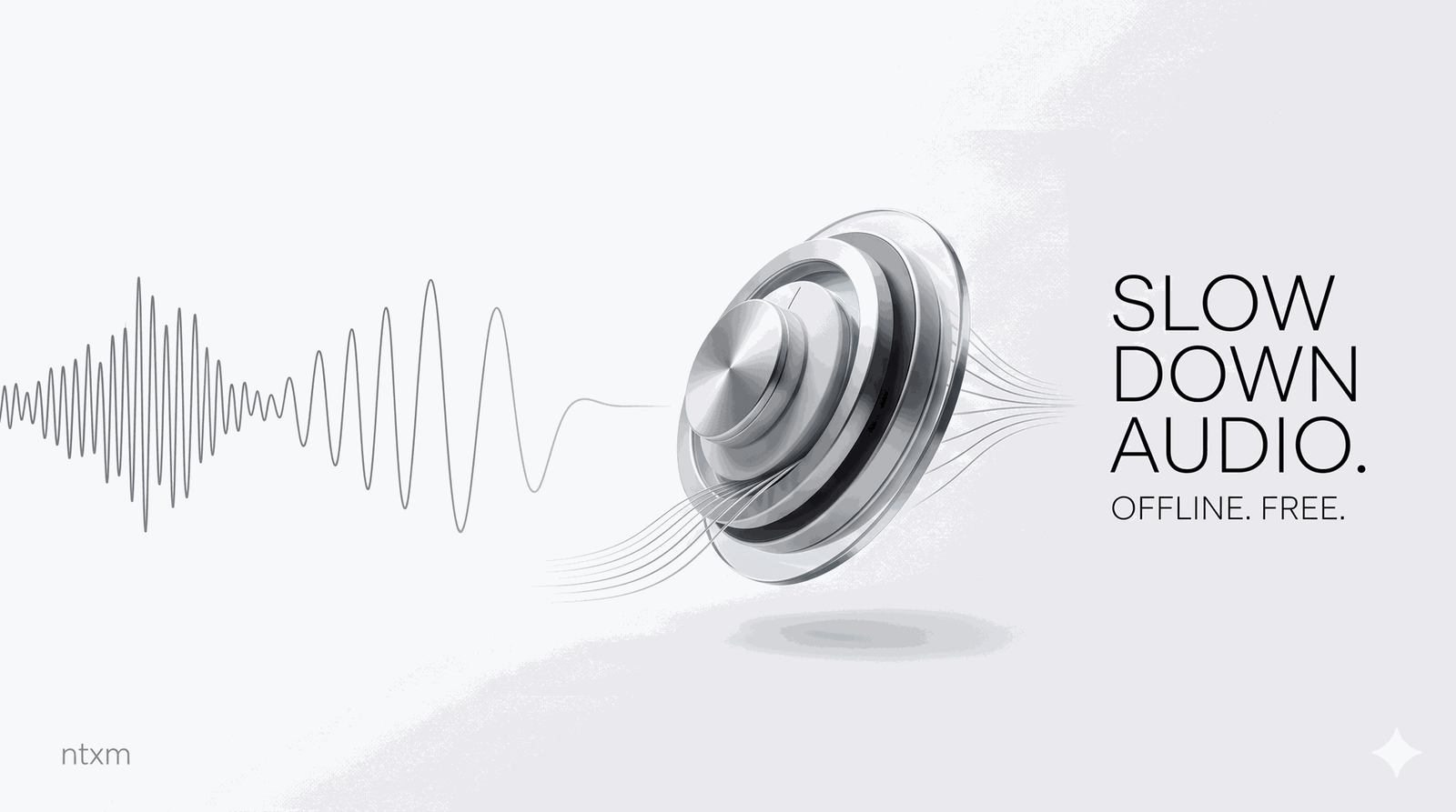 Change Audio Speed — Slow Down Audio Offline, Free