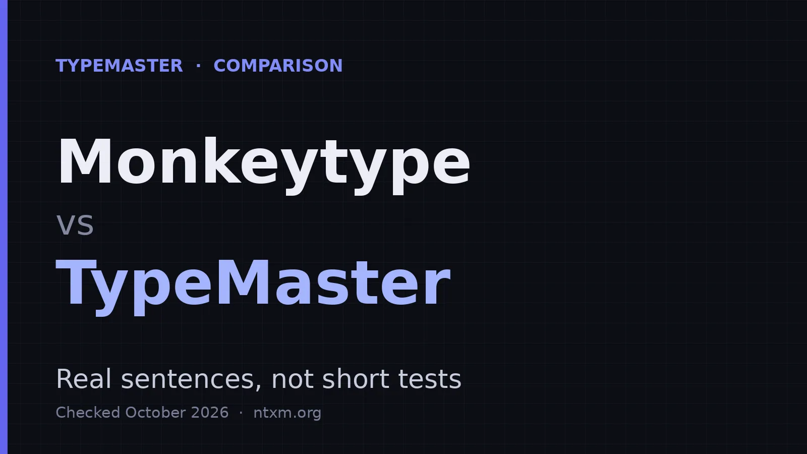 Monkeytype Alternative for Typing Real Sentences