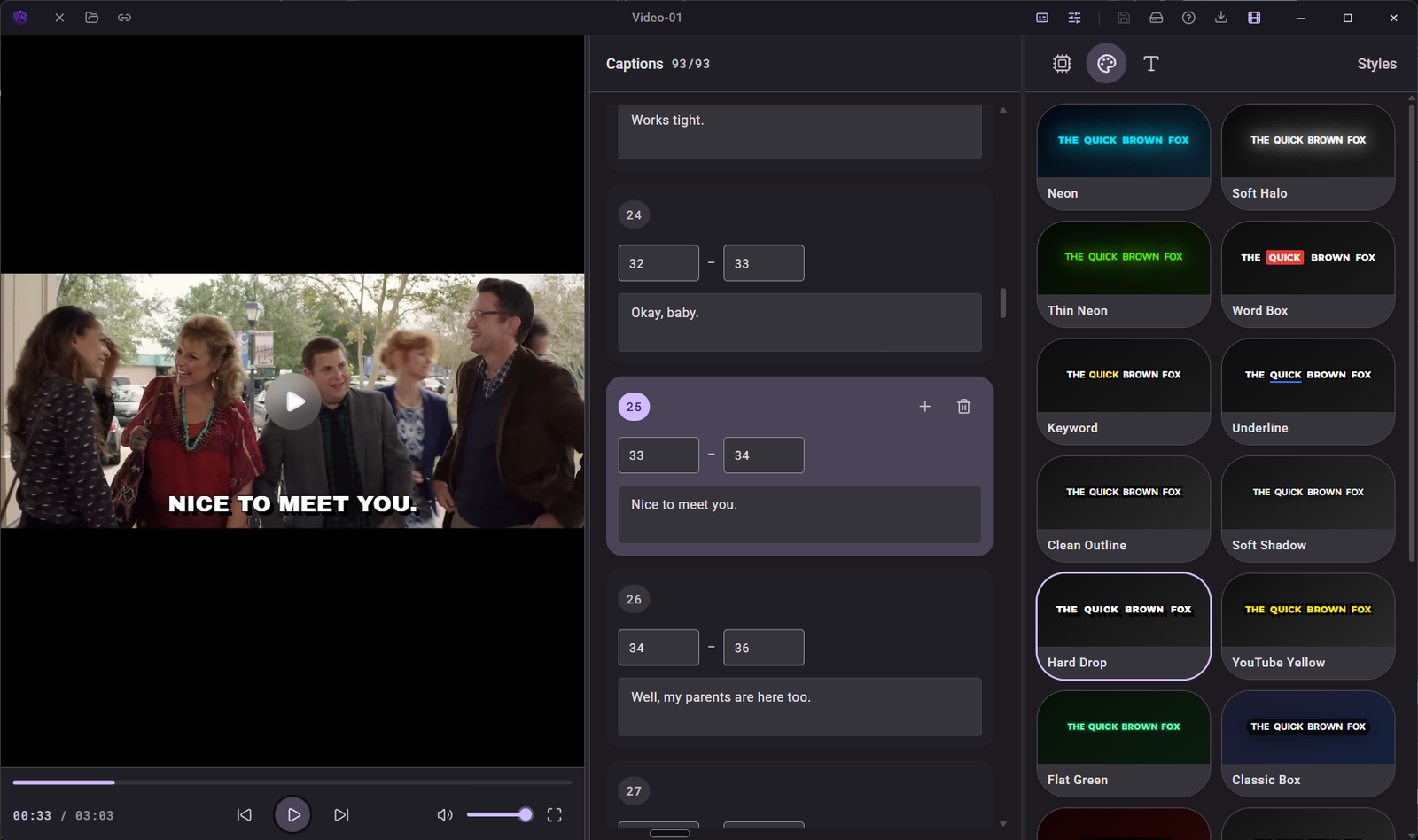 Make subtitles for a video without uploading it